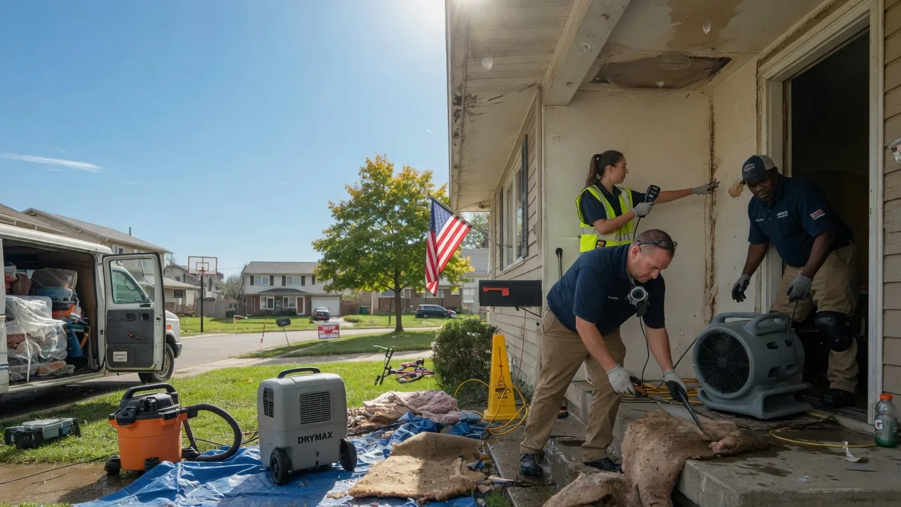 Water Damage Restoration in Kansas near me